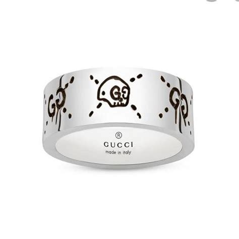 gucci skull ring womens|gucci ghost ring used.